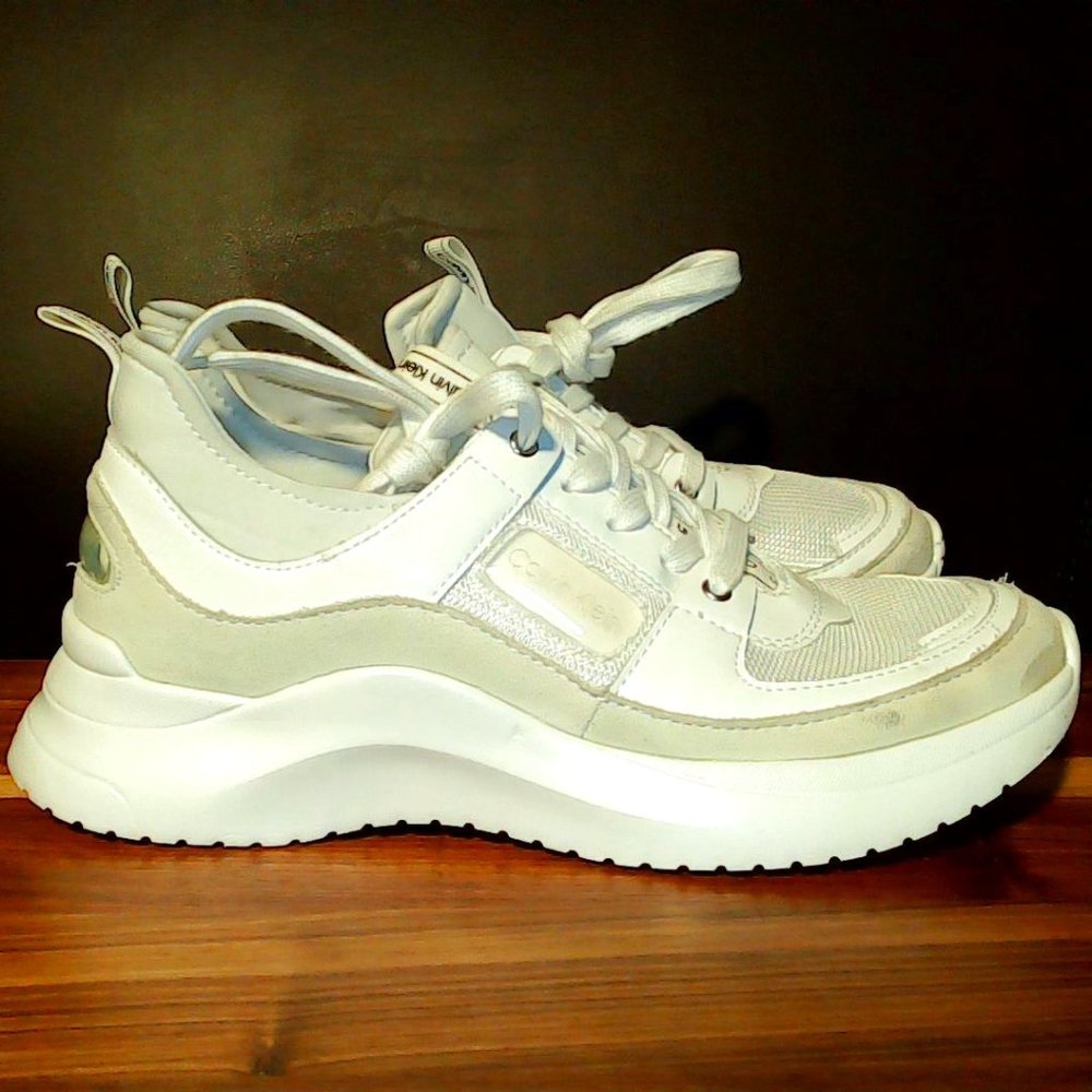 Calvin Klein white sneakers